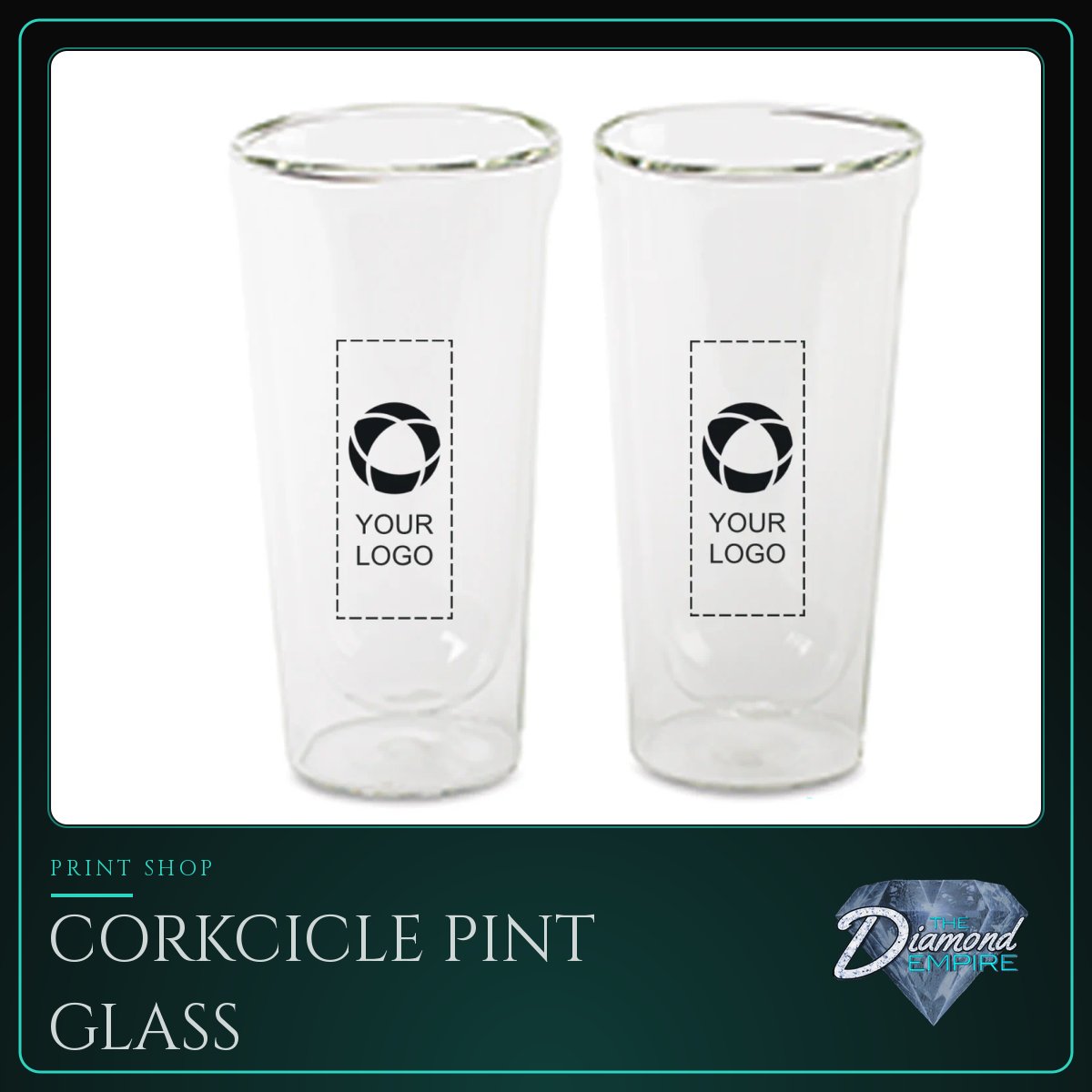 CORKCICLE Pint Glass – Set of 2