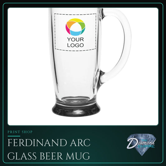 Ferdinand ARC Glass Beer Mug – 18 oz.