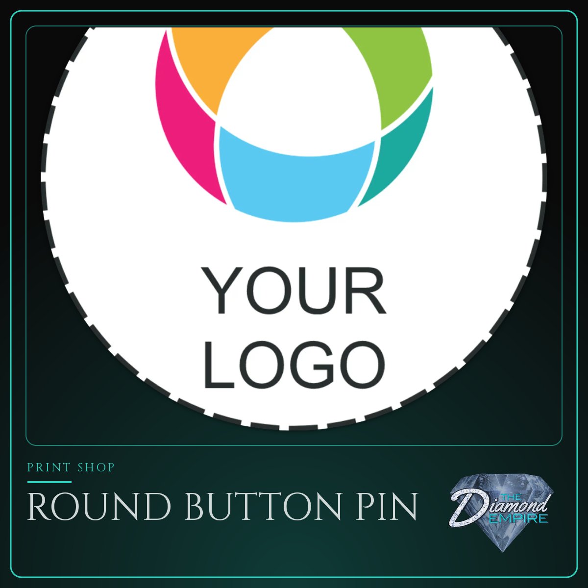 Round Button Pin