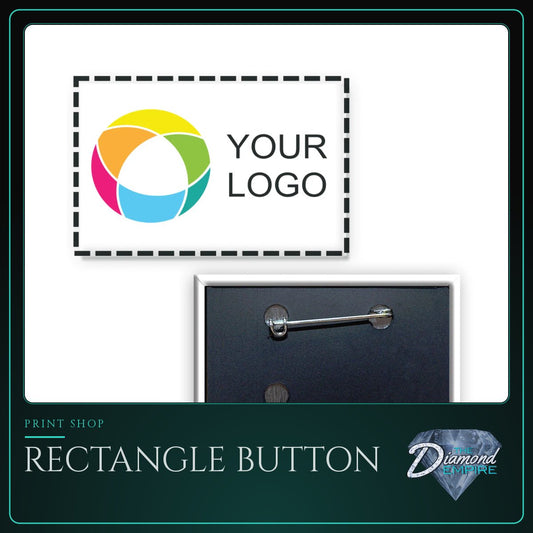 Rectangle Button with Pin