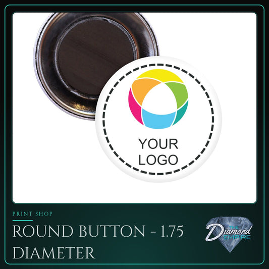 Round Button - 1.75 Diameter with Magnet