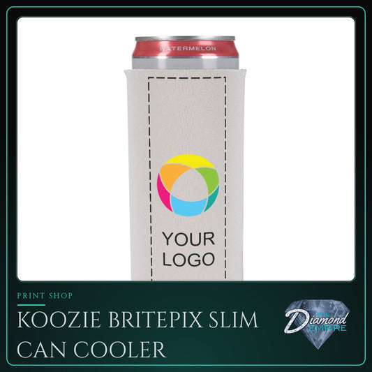 Koozie britePix Slim Can Cooler – 12 oz.