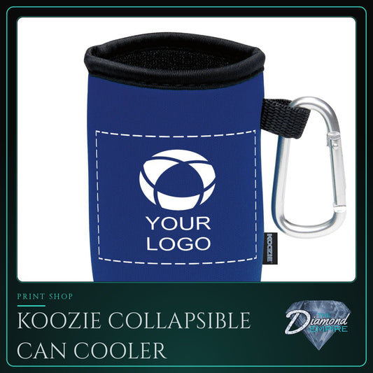 Koozie Collapsible Can Cooler with Carabiner