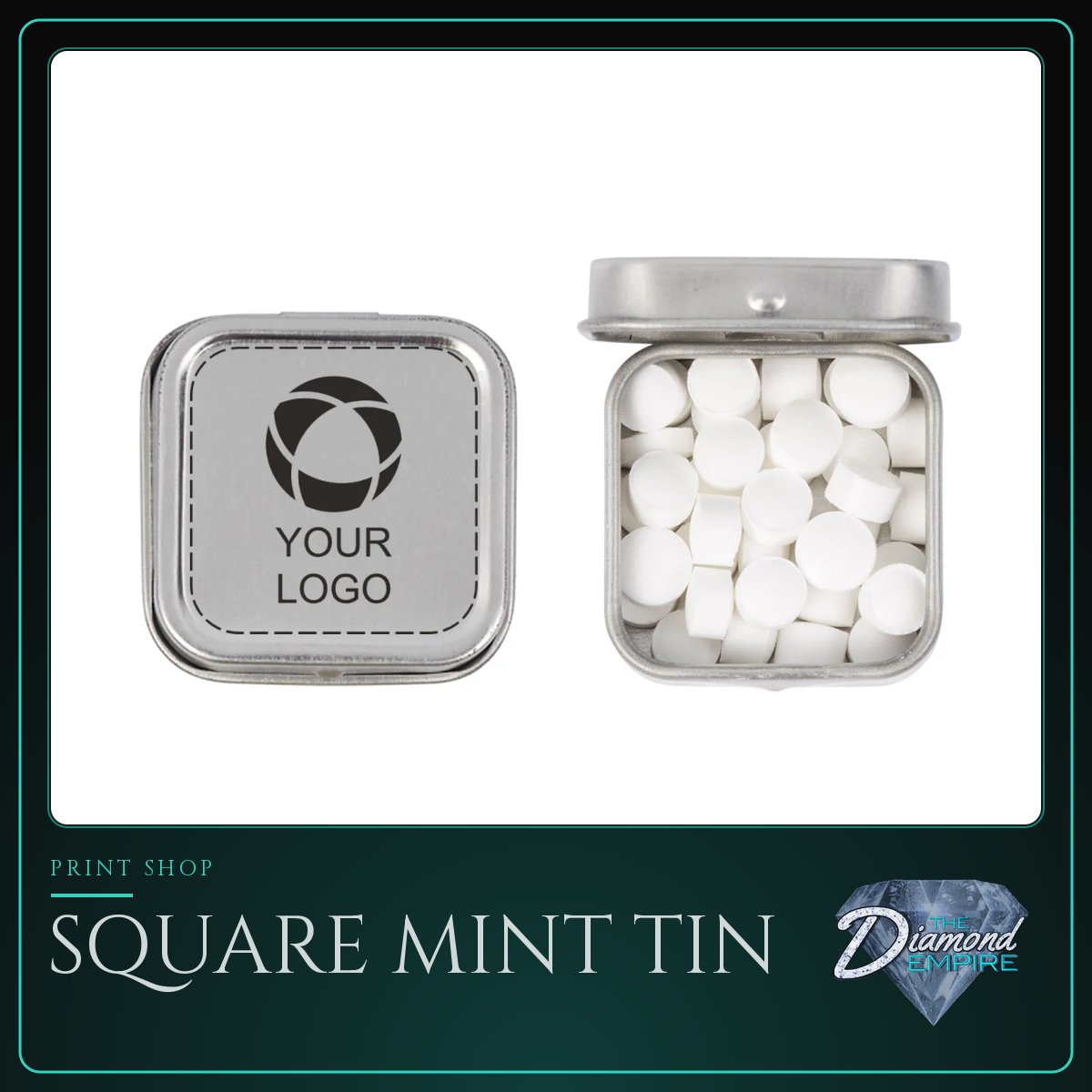 Square Mint Tin