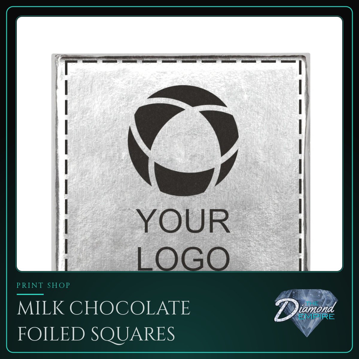 Milk Chocolate Foiled Squares – Case of 600
