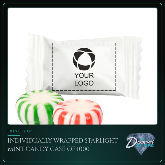 Individually Wrapped Starlight Mint Candy Case of 1000
