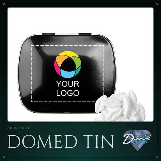 Domed Tin with Lip Shaped Mints