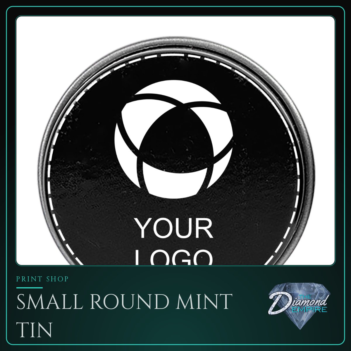 Small Round Mint Tin