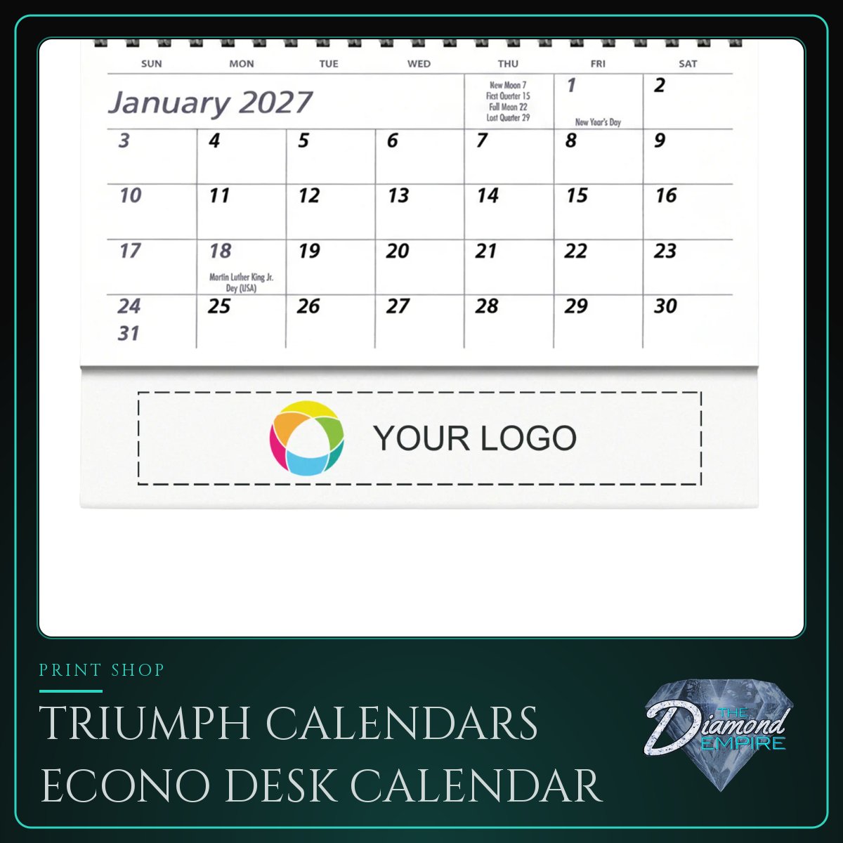 Triumph Calendars Econo Desk Calendar