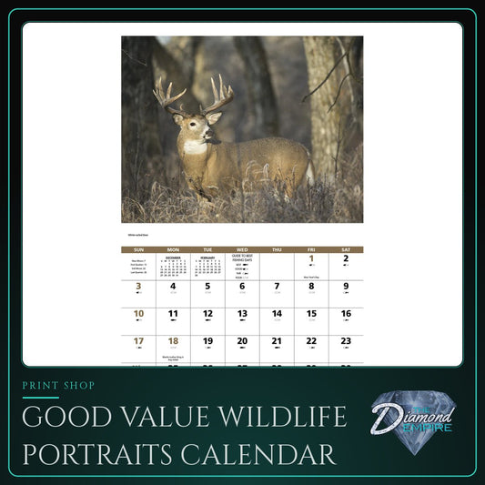 Good Value Wildlife Portraits Calendar