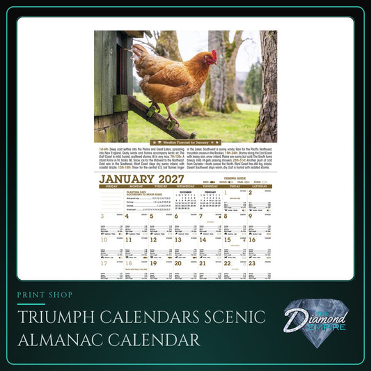 Triumph Calendars Scenic Almanac Calendar