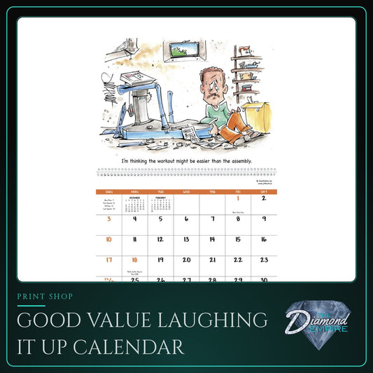 Good Value Laughing It Up Calendar
