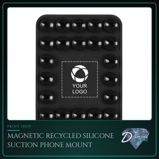 Magnetic Recycled Silicone Suction Phone Mount