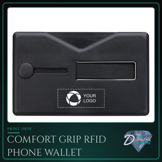 Comfort Grip RFID Phone Wallet with Stand