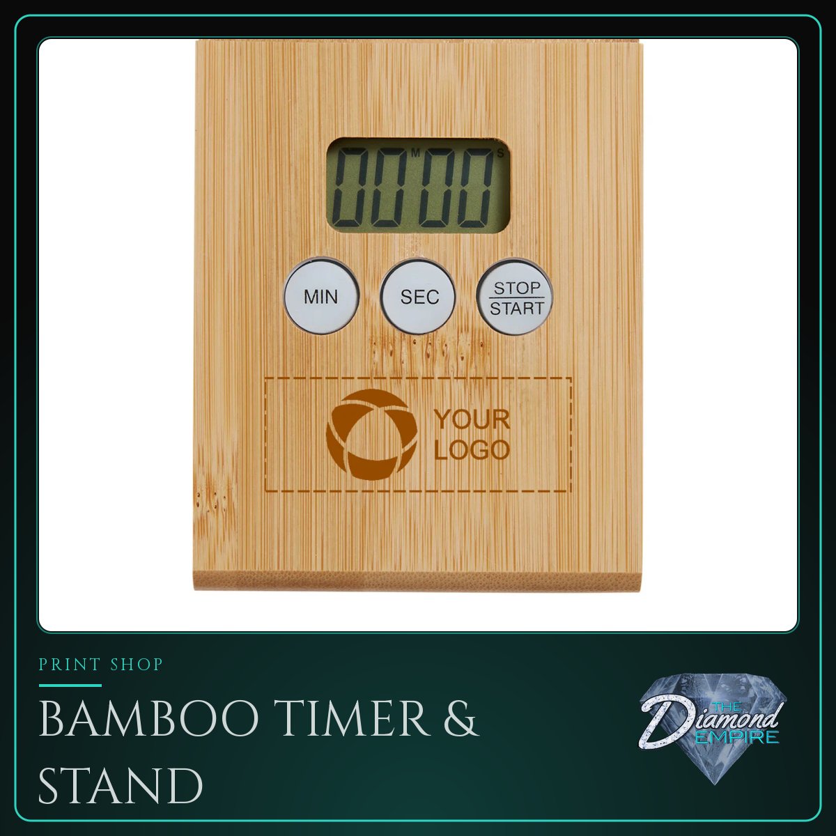 Bamboo Timer & Stand