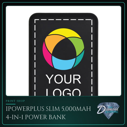 iPowerPlus Slim 5,000mAh 4-in-1 Power Bank