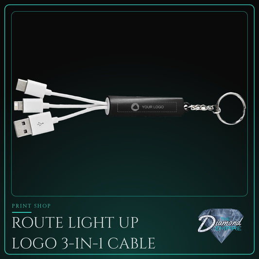 Route Light Up Logo 3-in-1 Cable