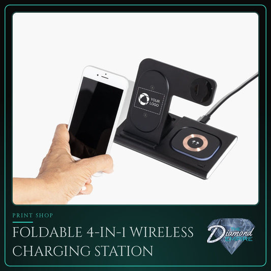 Foldable 4-in-1 Wireless Charging Station