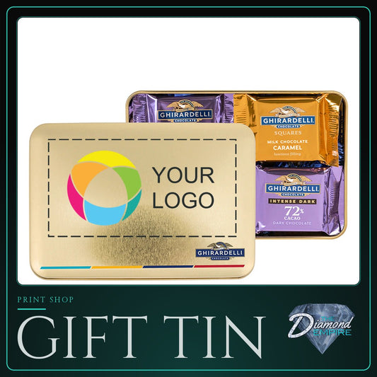 Gift Tin with Ghirardelli Chocolate Squares