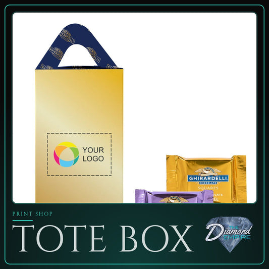 Tote Box with Ghirardelli Chocolate Square