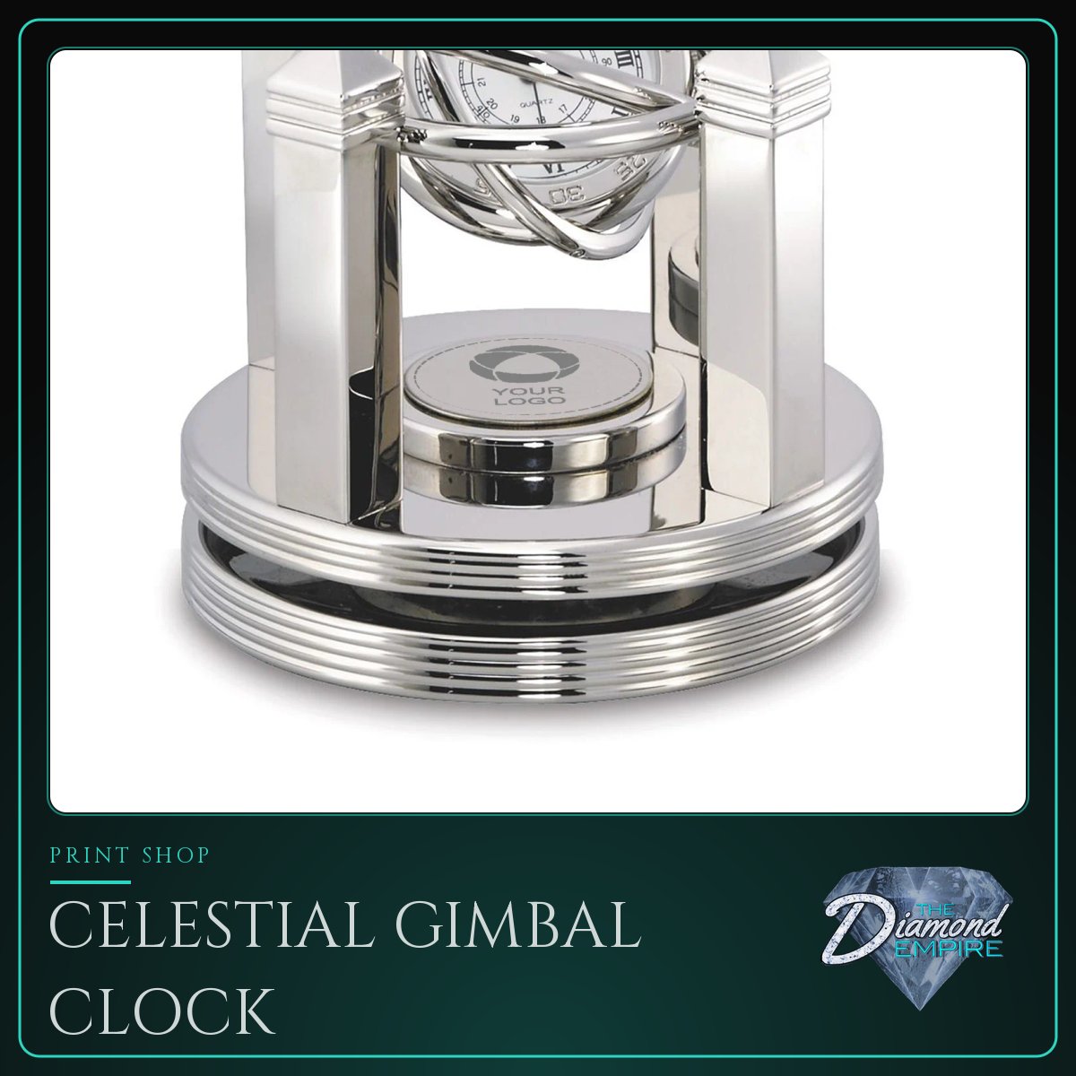 Celestial Gimbal Clock