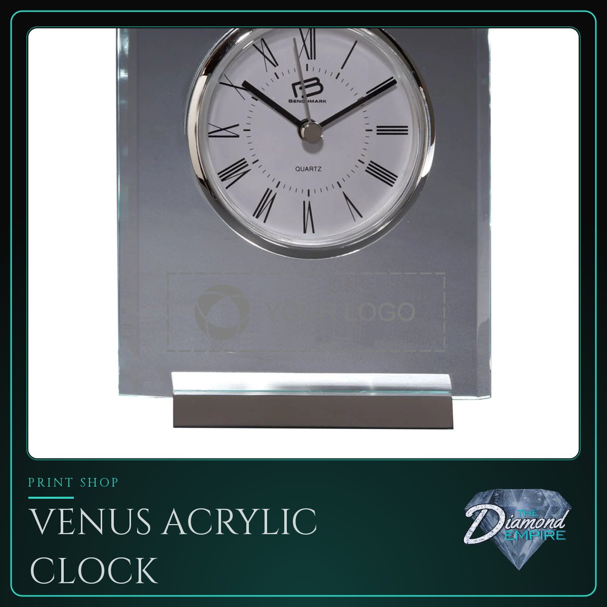 Venus Acrylic Clock