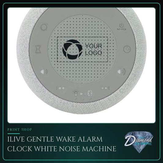 iLive Gentle Wake Alarm Clock White Noise Machine