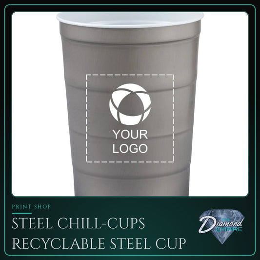 Steel Chill-Cups Recyclable Steel Cup – 16 oz.