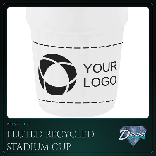 Fluted Recycled Stadium Cup – 16 oz.