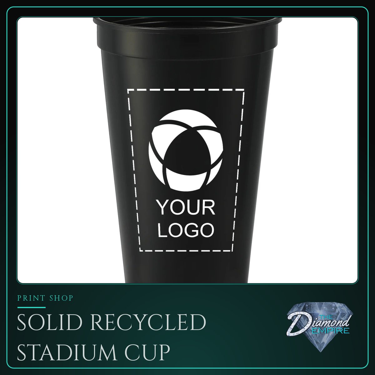 Solid Recycled Stadium Cup – 24 oz.