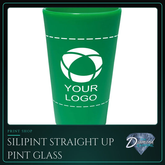 Silipint Straight Up Pint Glass – 16 oz.