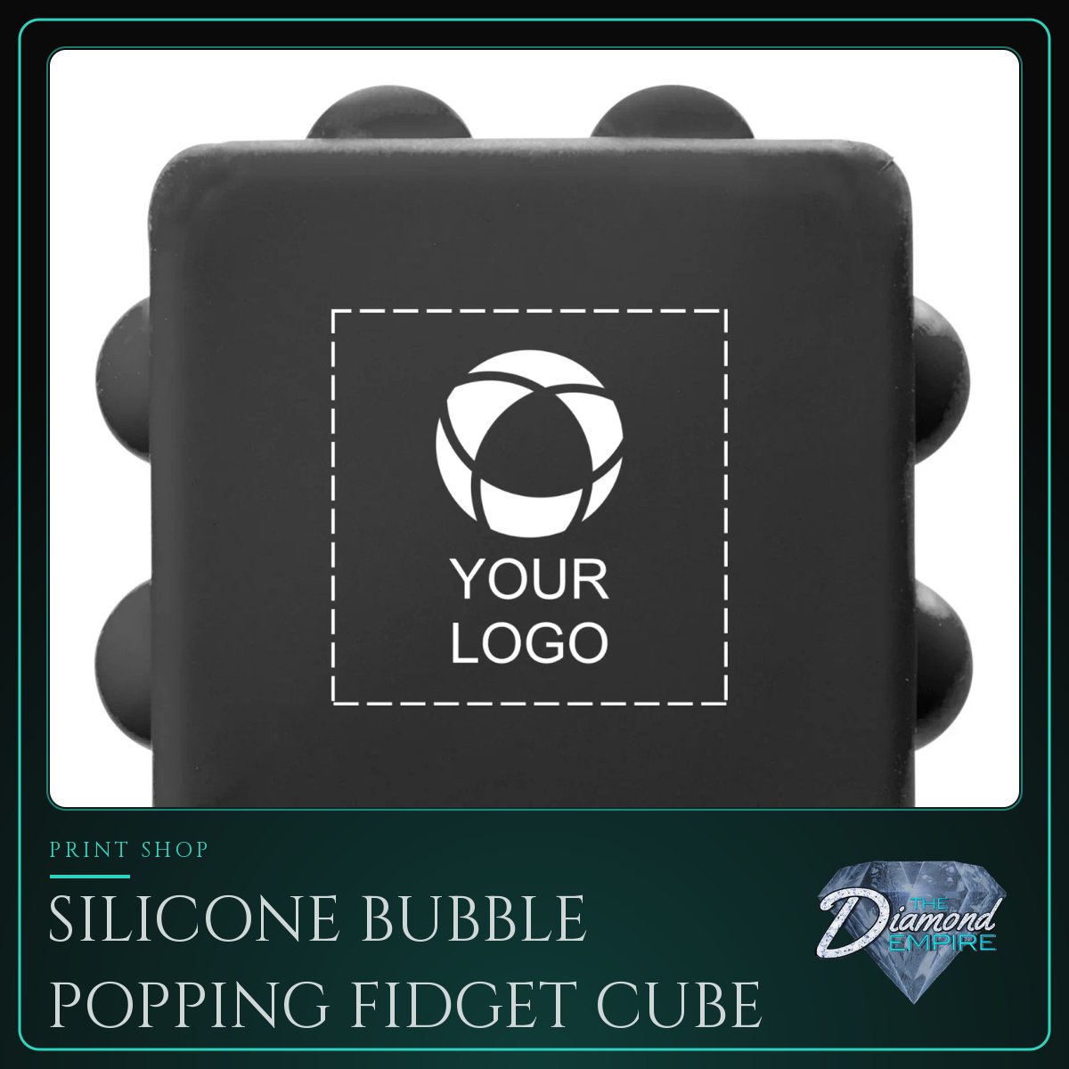 Silicone Bubble Popping Fidget Cube
