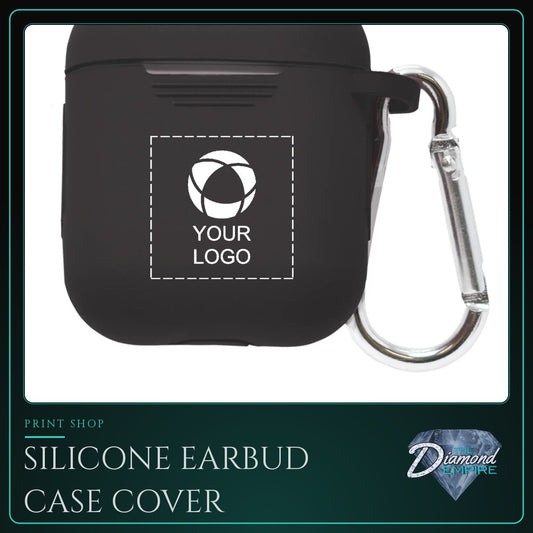 Silicone Earbud Case Cover with Carabiner