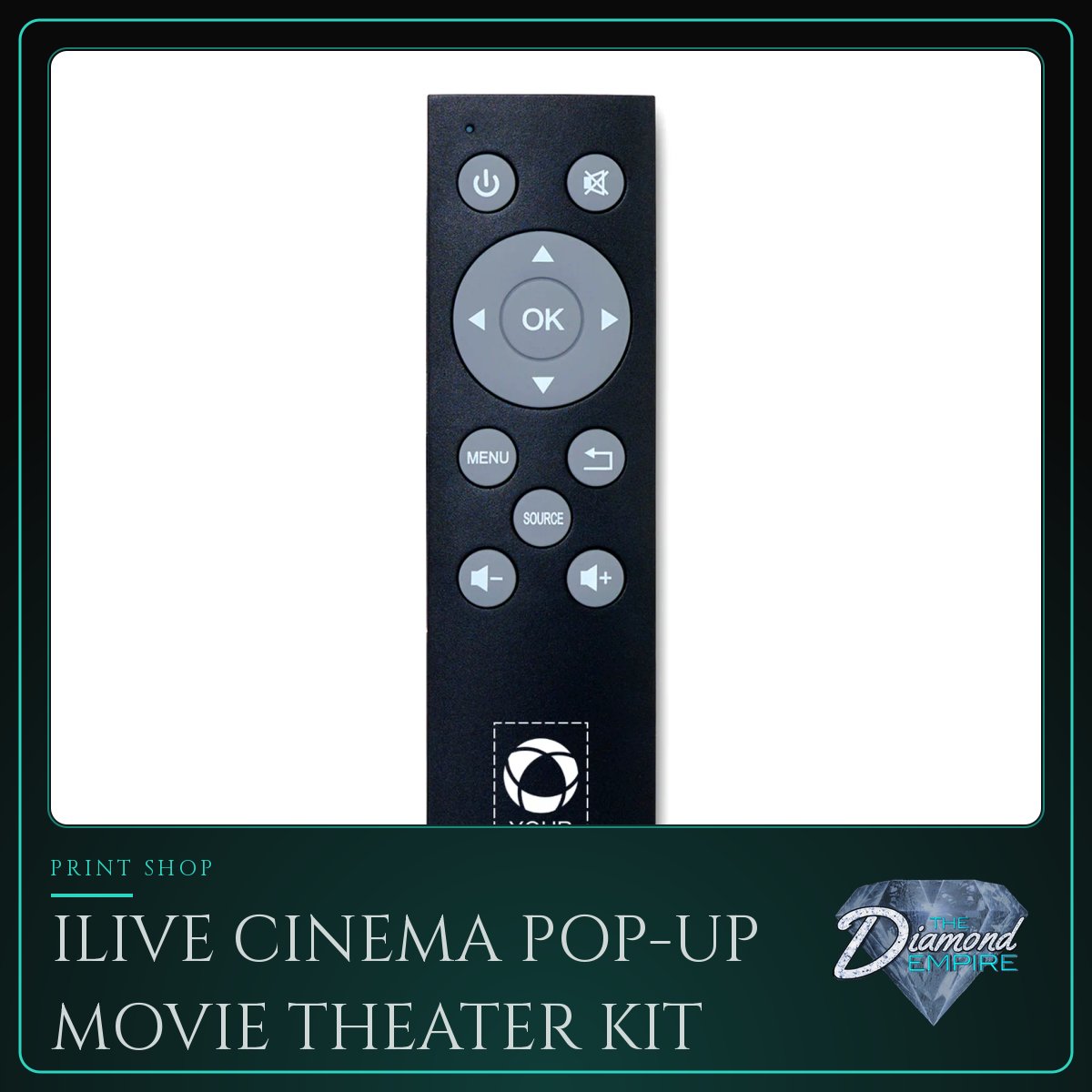 iLive Cinema Pop-Up Movie Theater Kit