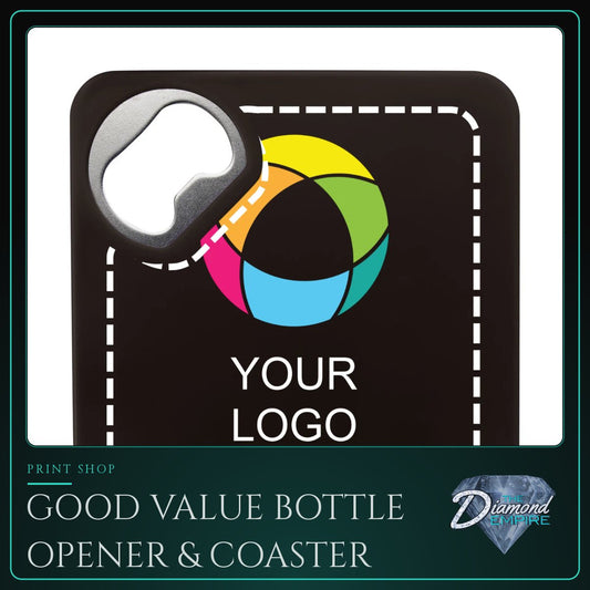 Good Value Bottle Opener & Coaster