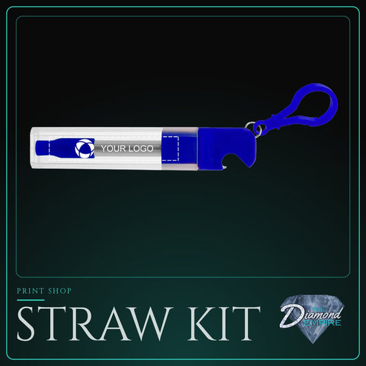 Straw Kit with Bottle Opener