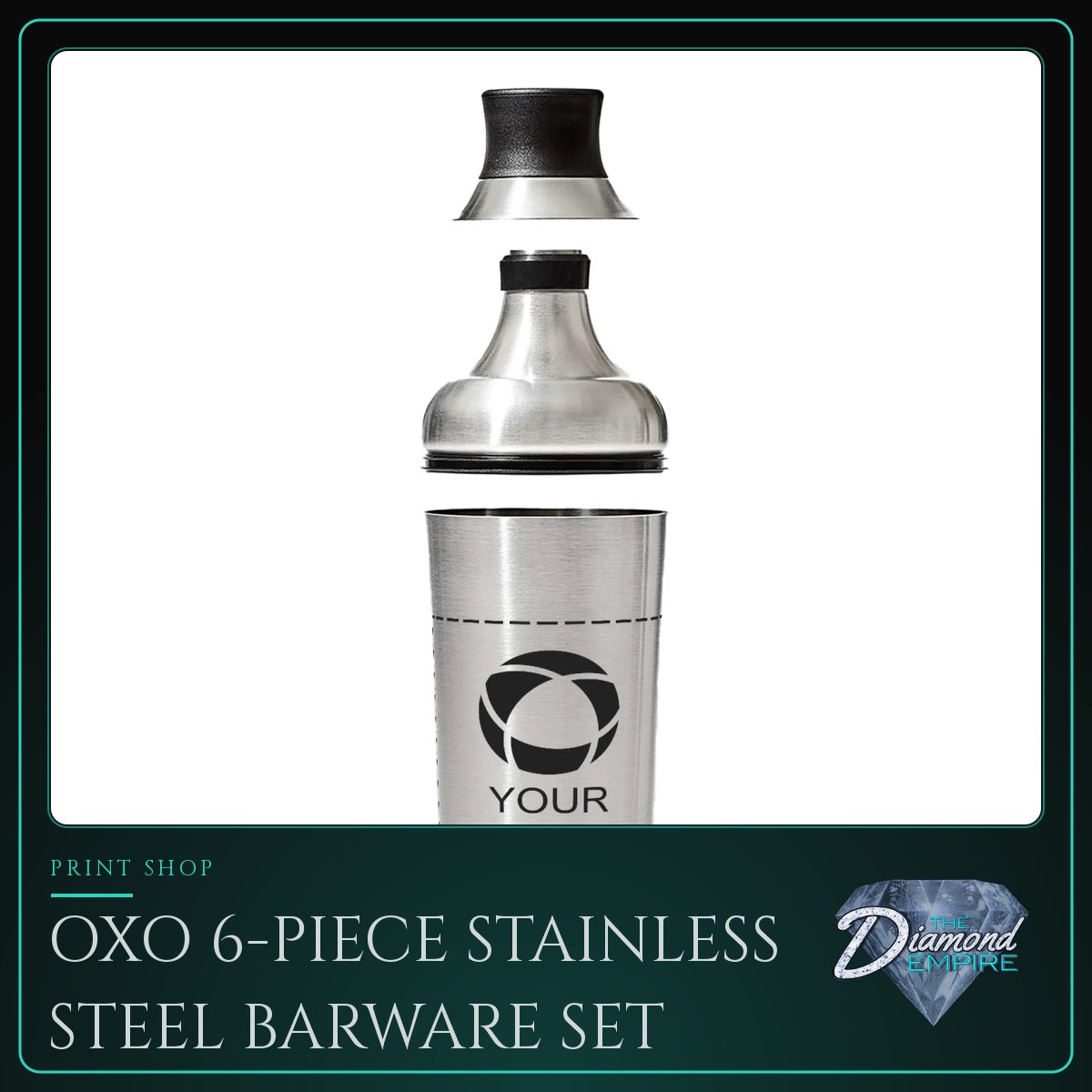 OXO 6-piece Stainless Steel Barware Set