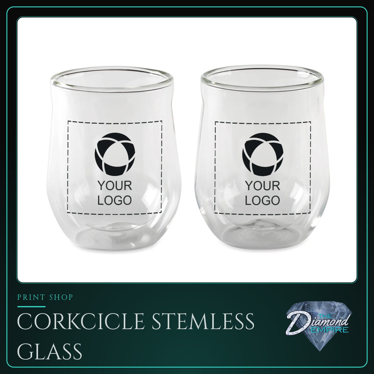 CORKCICLE Stemless Glass – Set of 2