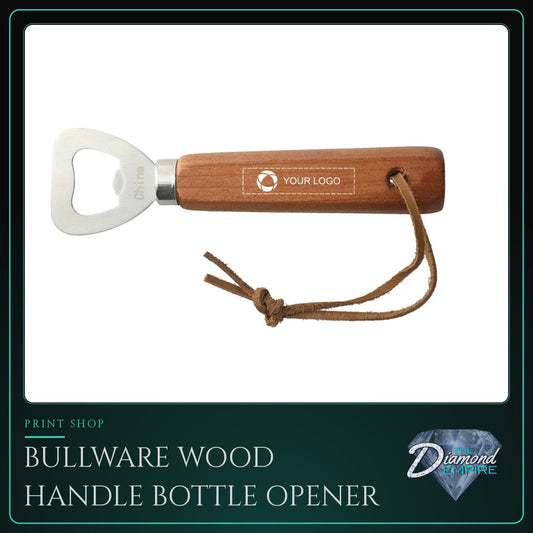Bullware Wood Handle Bottle Opener