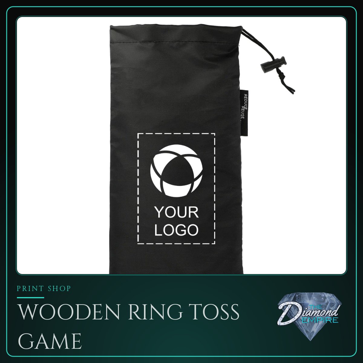 Wooden Ring Toss Game