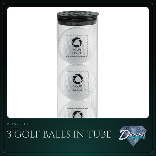 3 Golf Balls in Tube
