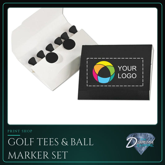 Golf Tees & Ball Marker Set