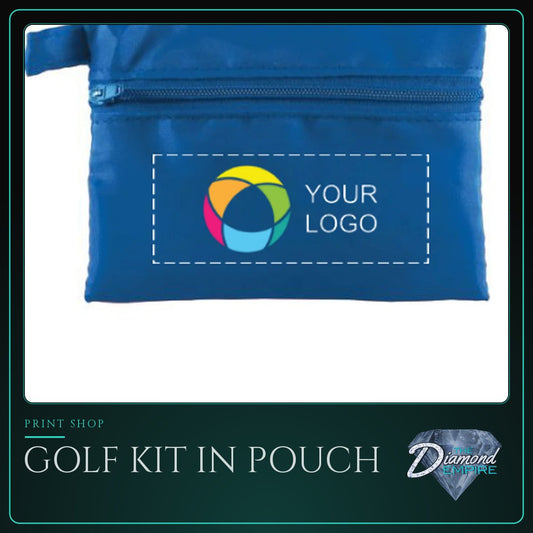 Golf Kit in Pouch with Full-Color Print