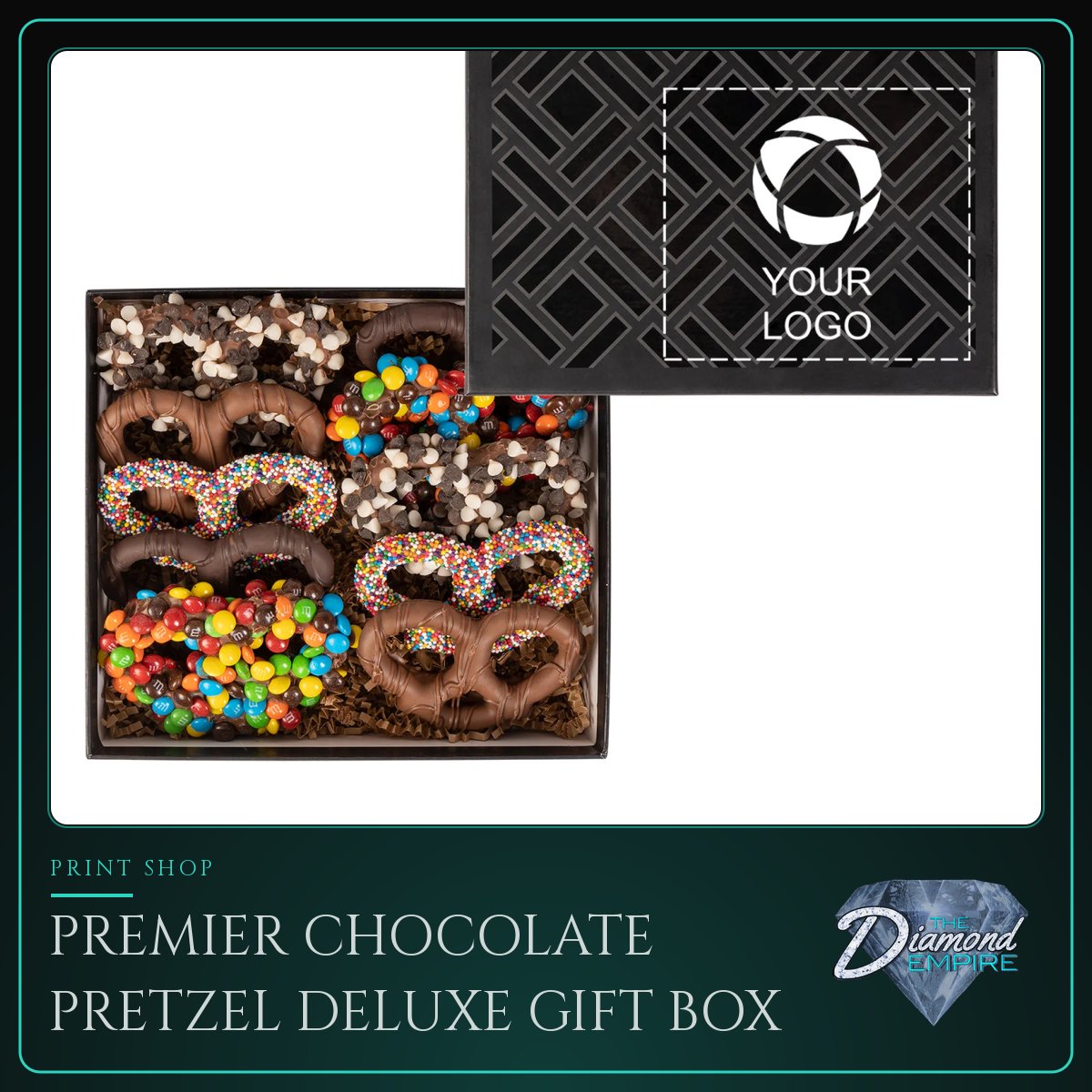 Premier Chocolate Pretzel Deluxe Gift Box
