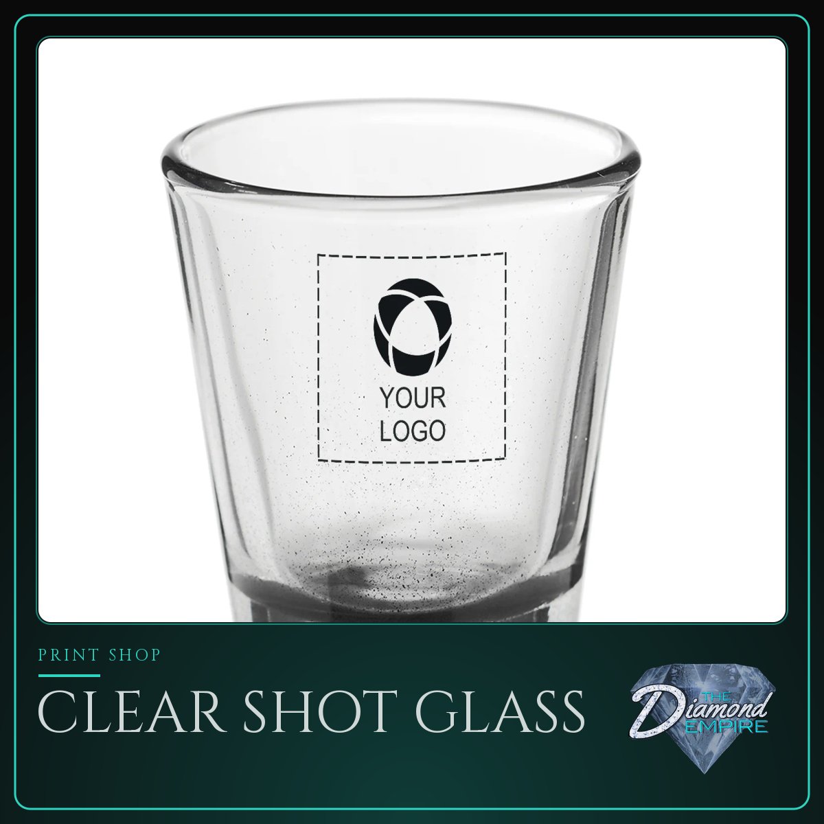 Clear Shot Glass – 1.75 oz. - Screen Printing