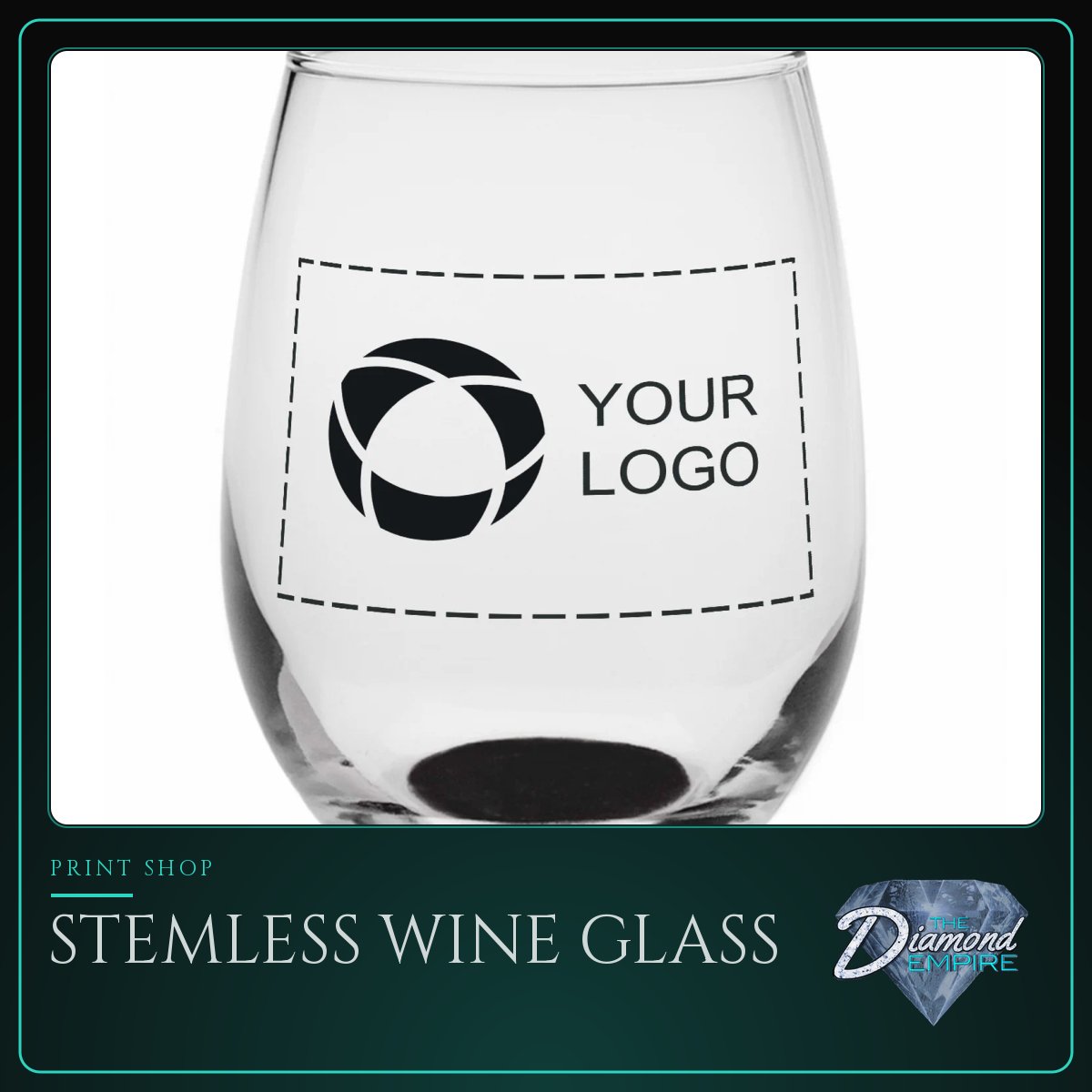 Stemless Wine Glass – 9 oz.