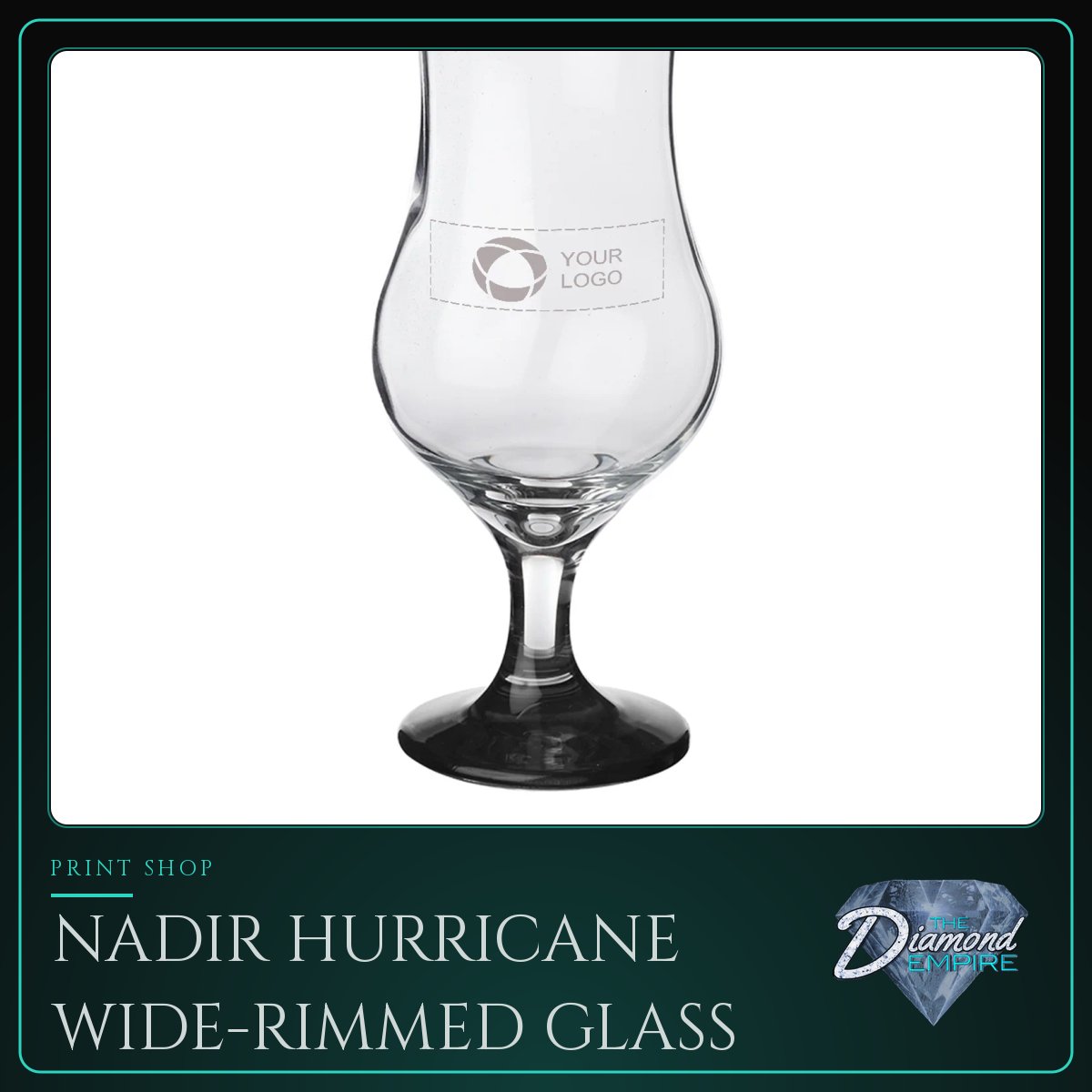 Nadir Hurricane Wide-Rimmed Glass – 12 oz.