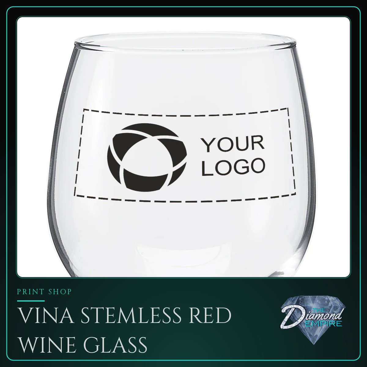 Vina Stemless Red Wine Glass – 16.75 oz.