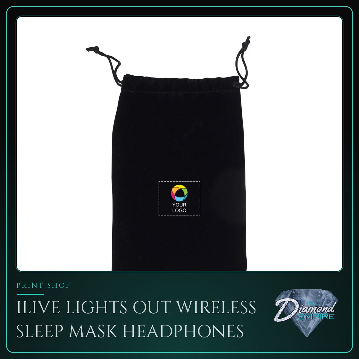 iLive Lights Out Wireless Sleep Mask Headphones