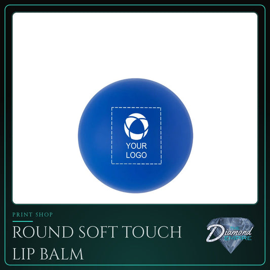 Round Soft Touch Lip Balm